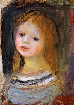 Pierre Auguste Renoir : Portrait of a Girl II